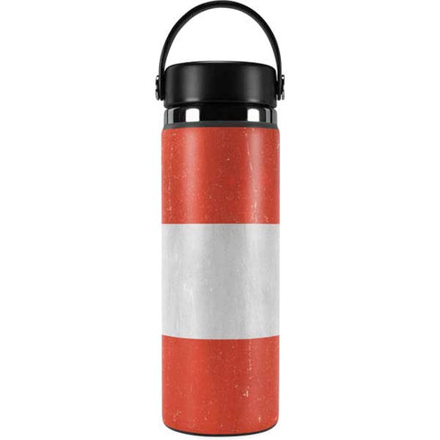 Peru Flag Distressed Hydro Flask 20oz Wide Mouth Skin